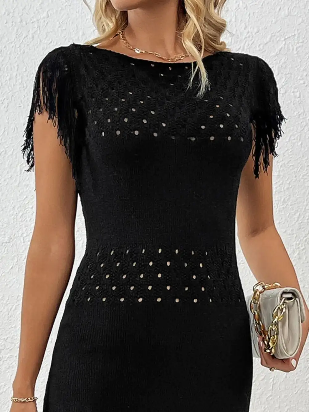Crochet Sweater Dress