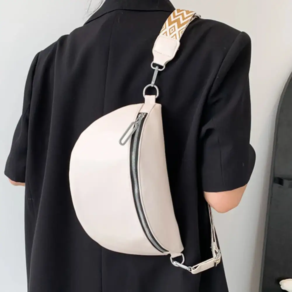 Modern Soft Zip-Top Crossbody Bag