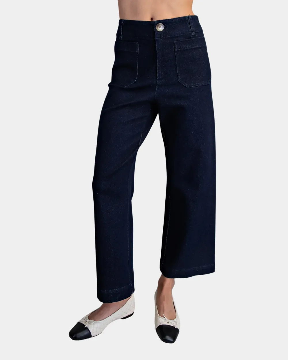 Mineral Washed Straight Pants