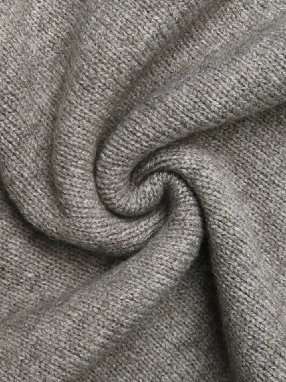 Fine V Neck Knit Detail Coordinated Set