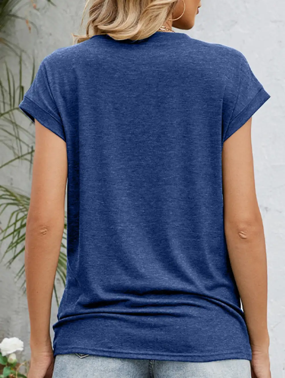 Easy Fit Loose Crew Neck Short Sleeve Tee