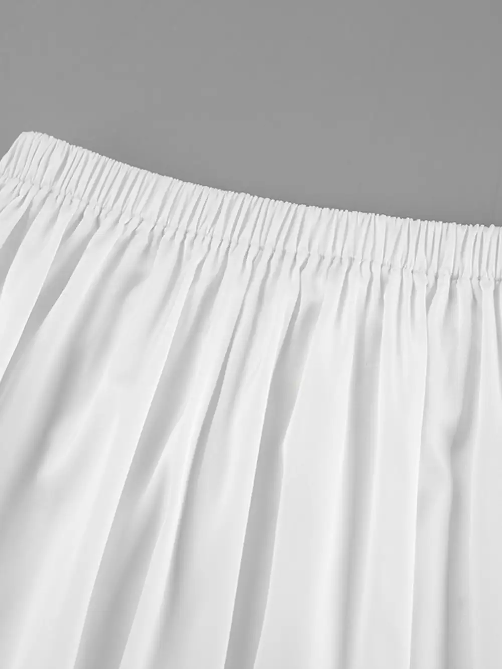 Casual Pocket Detail Elastic Skirt
