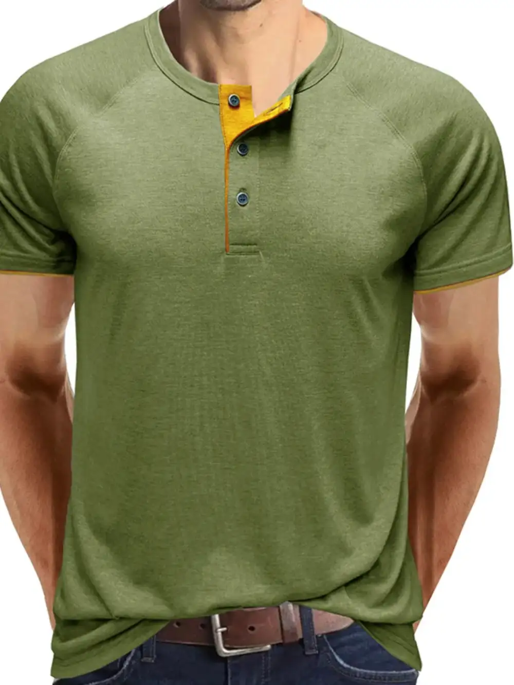 Contrast-Trim Polo Shirt