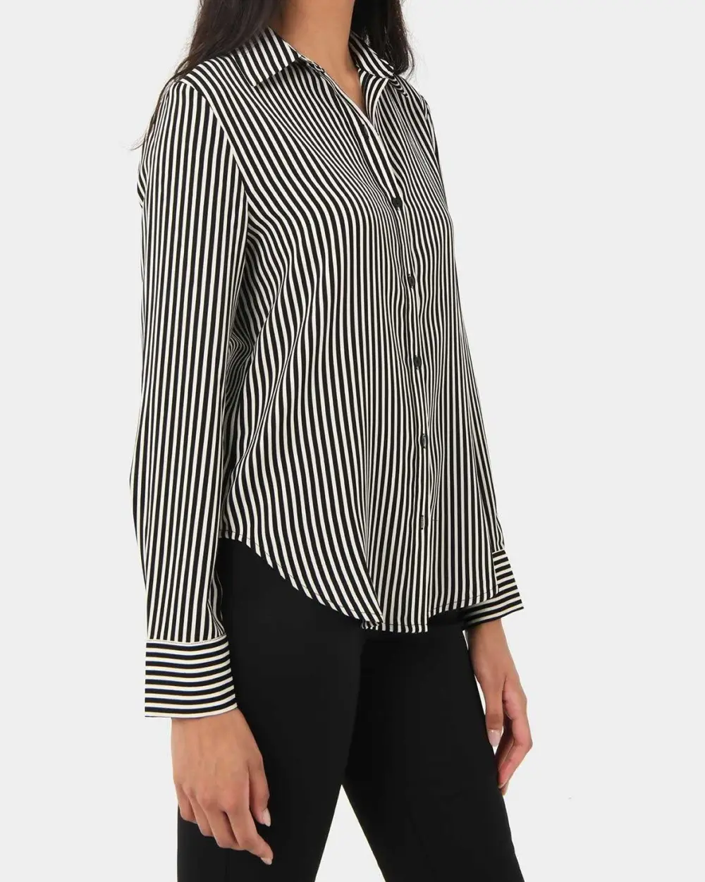 Contemporary Stripe Pattern Shirt