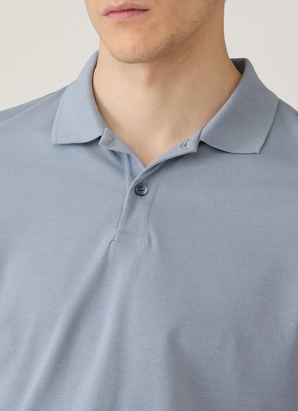 Essential Everyday Slim Fit Cotton Pique Short Sleeve Polo Shirt
