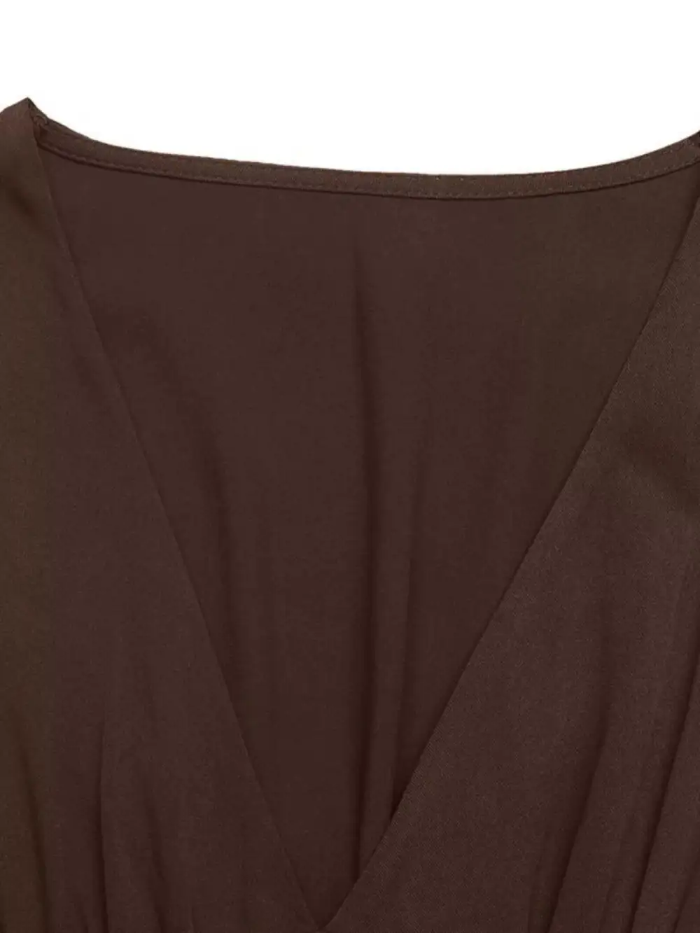 V Neck Midi Dress