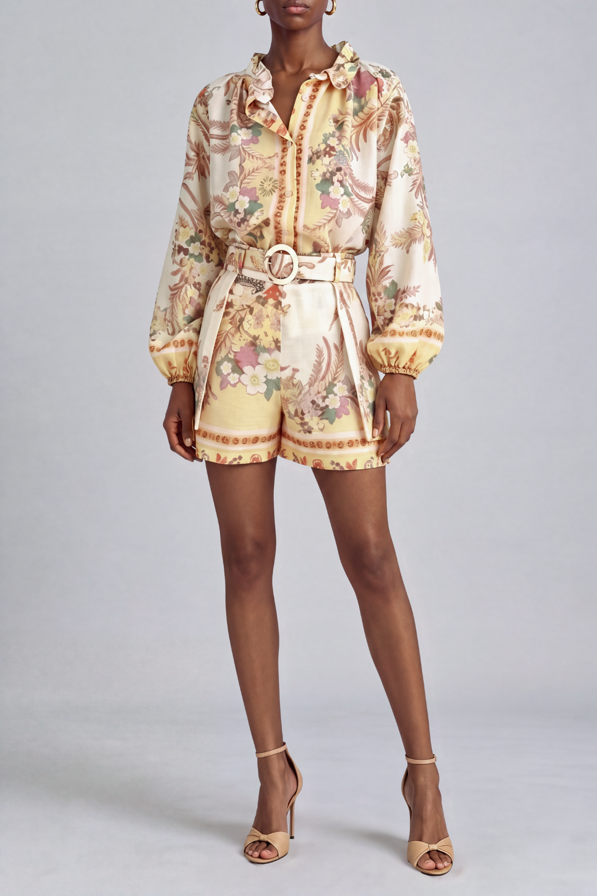 Floral Matching Shorts Set