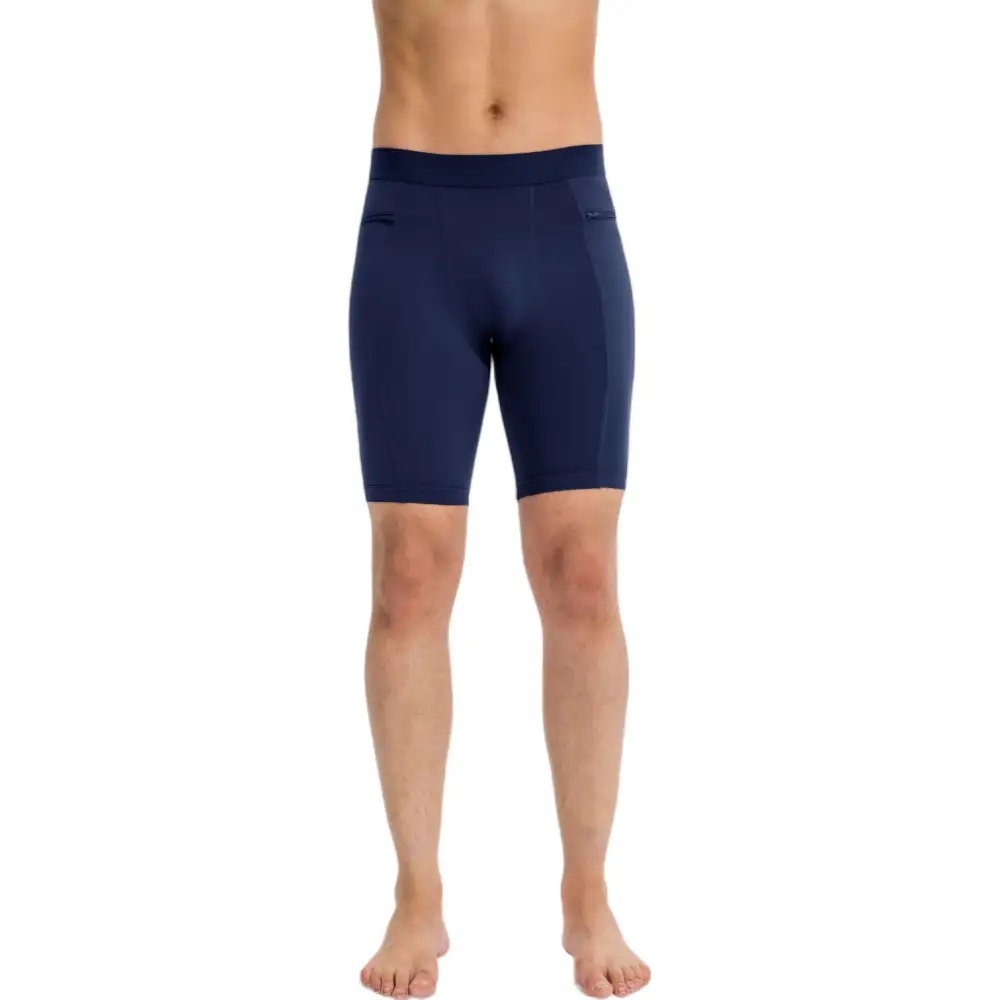 Compression Side-Pocket Stretch Men's Biker Shorts
