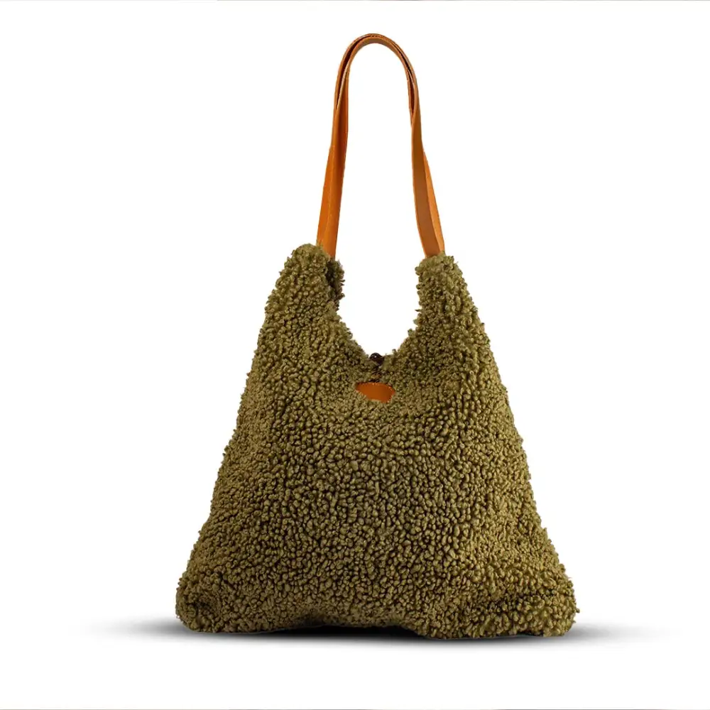 Versatile Daily Fur Handbag