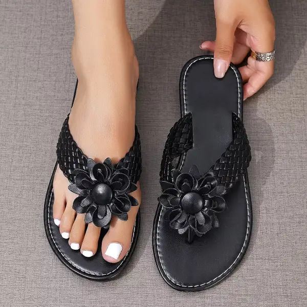 Flower Toe Post Sandals