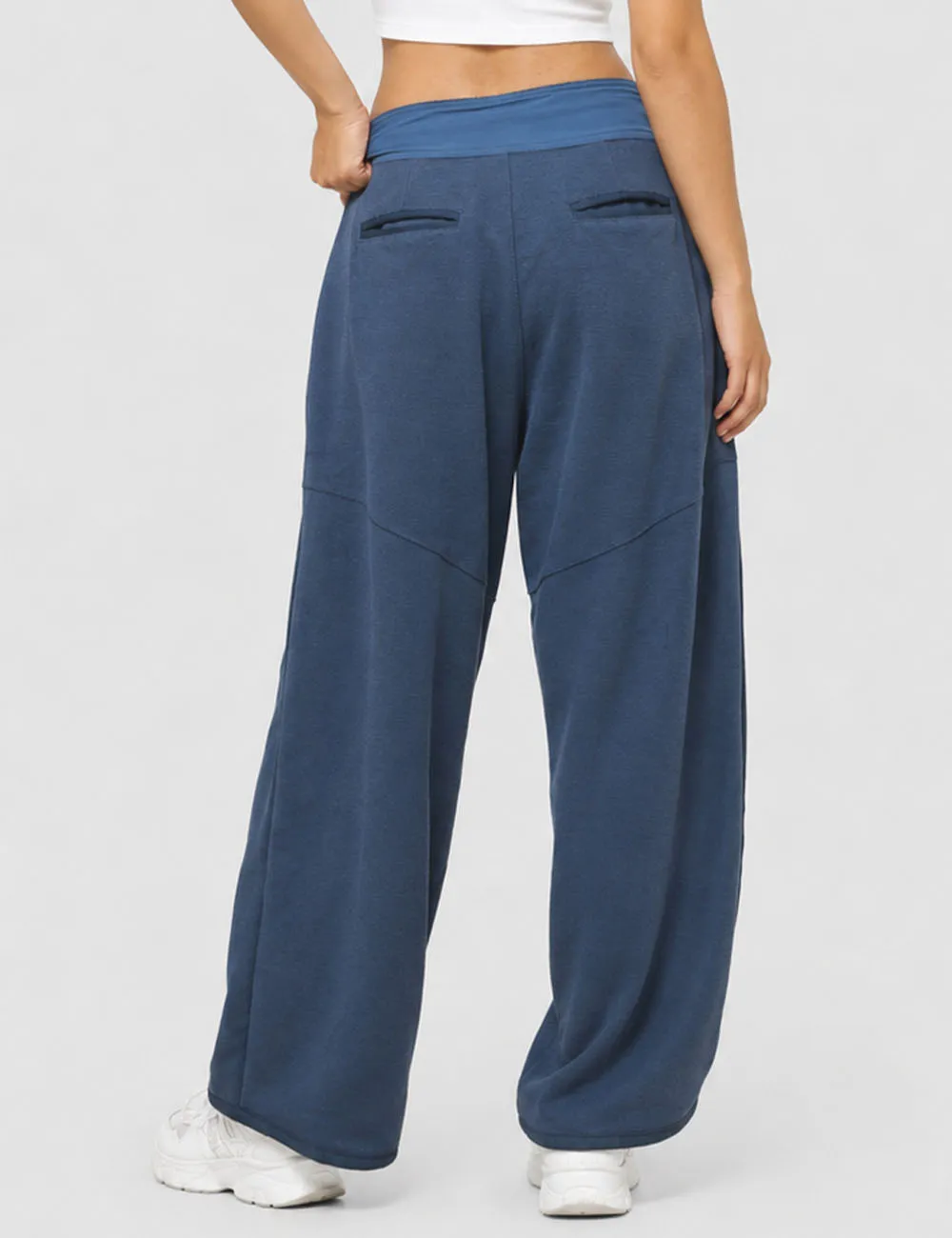 Pockets Pants Wide Leg Sweatpants