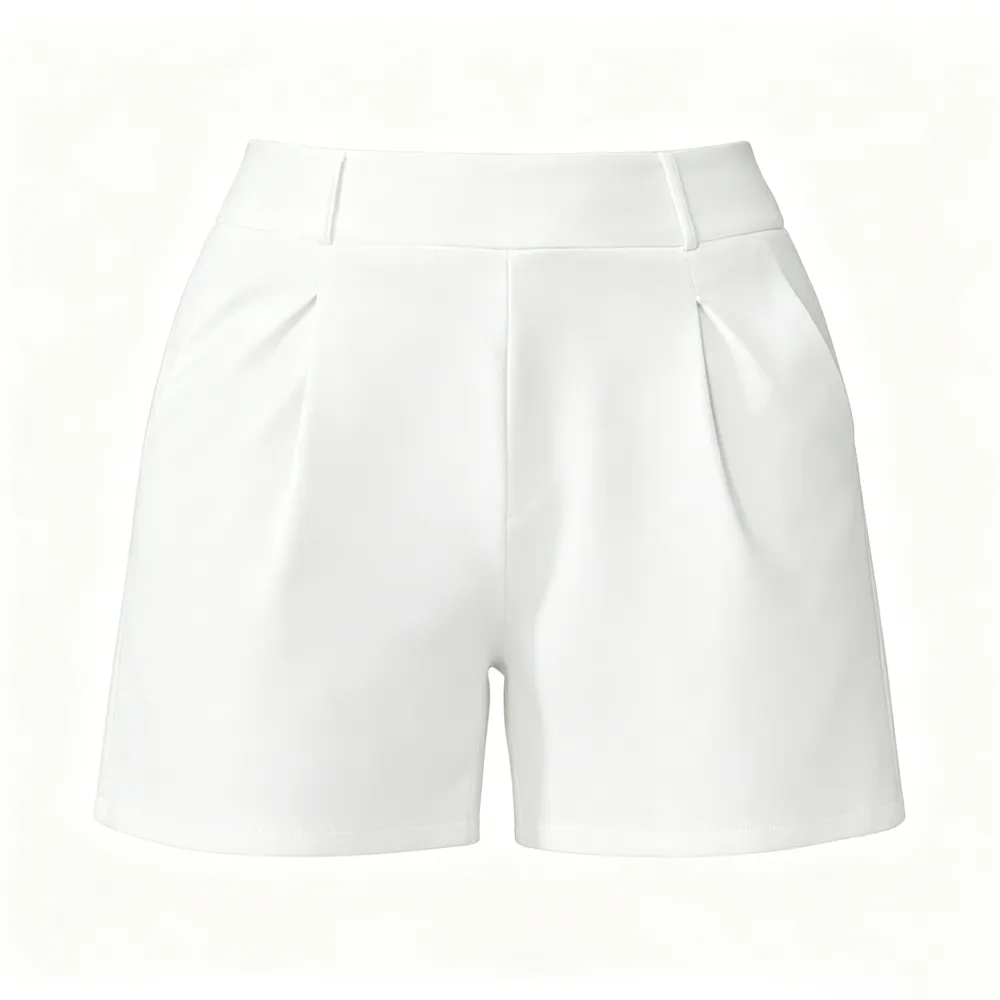 High-waisted casual summer shorts