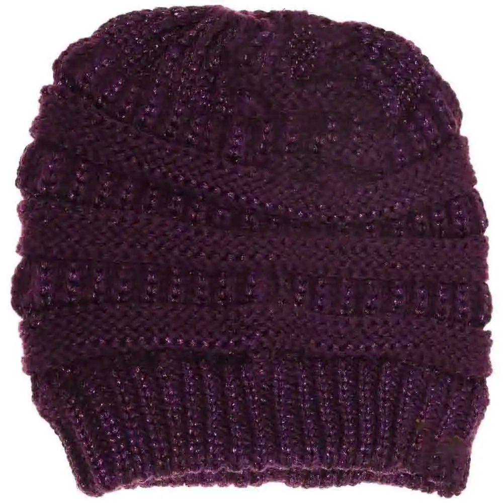 Metallic Tail Beanie