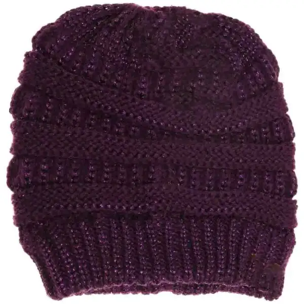 Metallic Tail Beanie