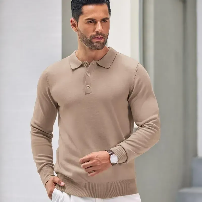 💥DON'T MISS OUT!⏰Men‘s Stretch Cotton Polo Slim-Fit Classic Knit Shirt🛒Final Day Clearance!🔥