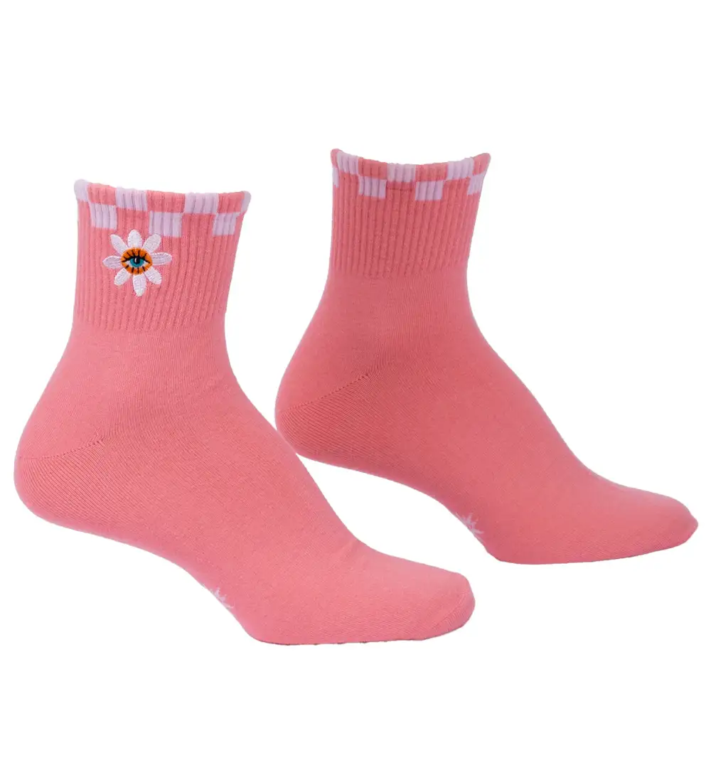 Classic Playful Graphic Quarter-Crew Socks