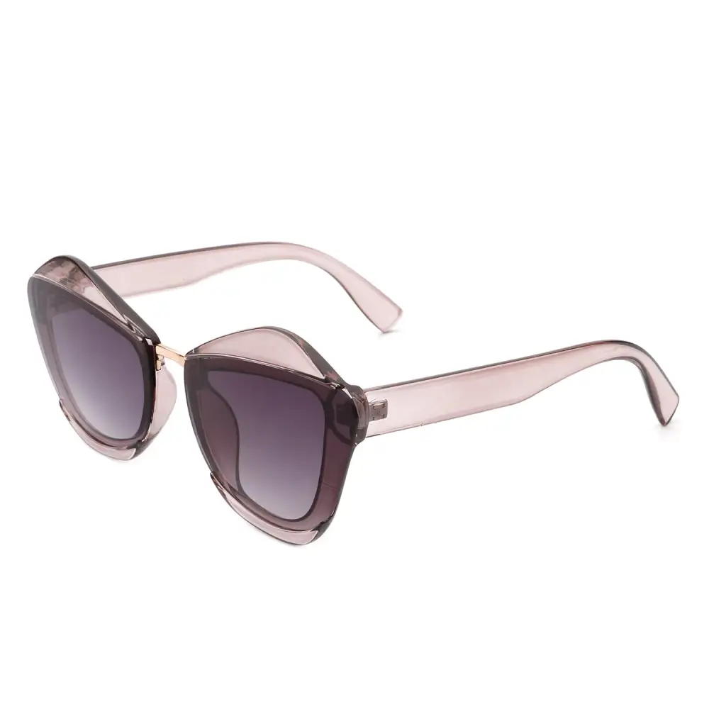 Flexible Cat Eye Square Frame Sunglasses
