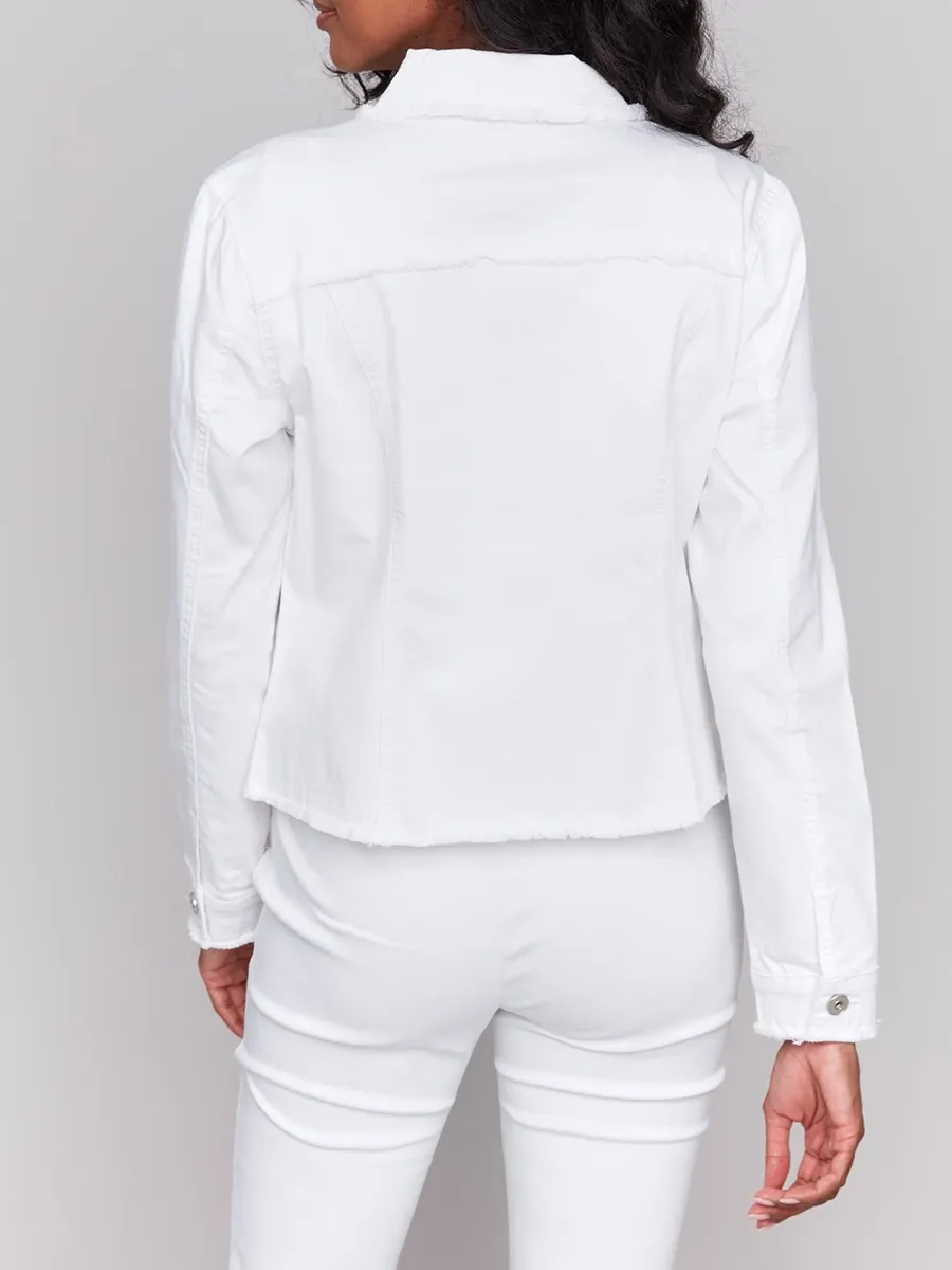 Women's Cotton Jacket With Multiple Pockets