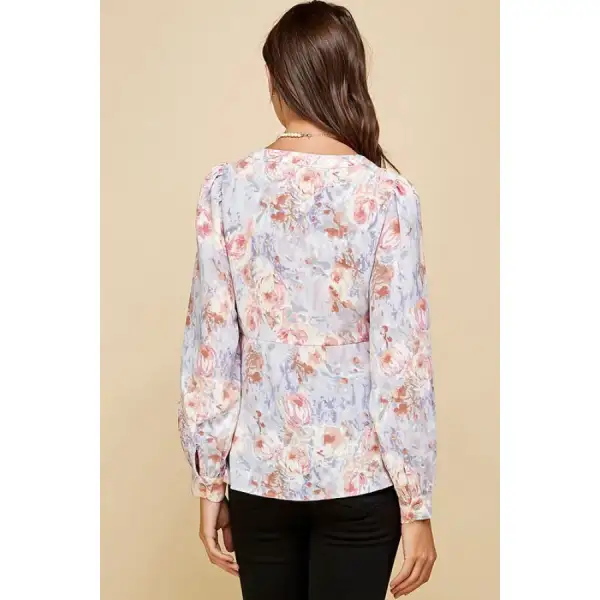 Lime N Chili Sweetheart Neckline Button Down Blouse