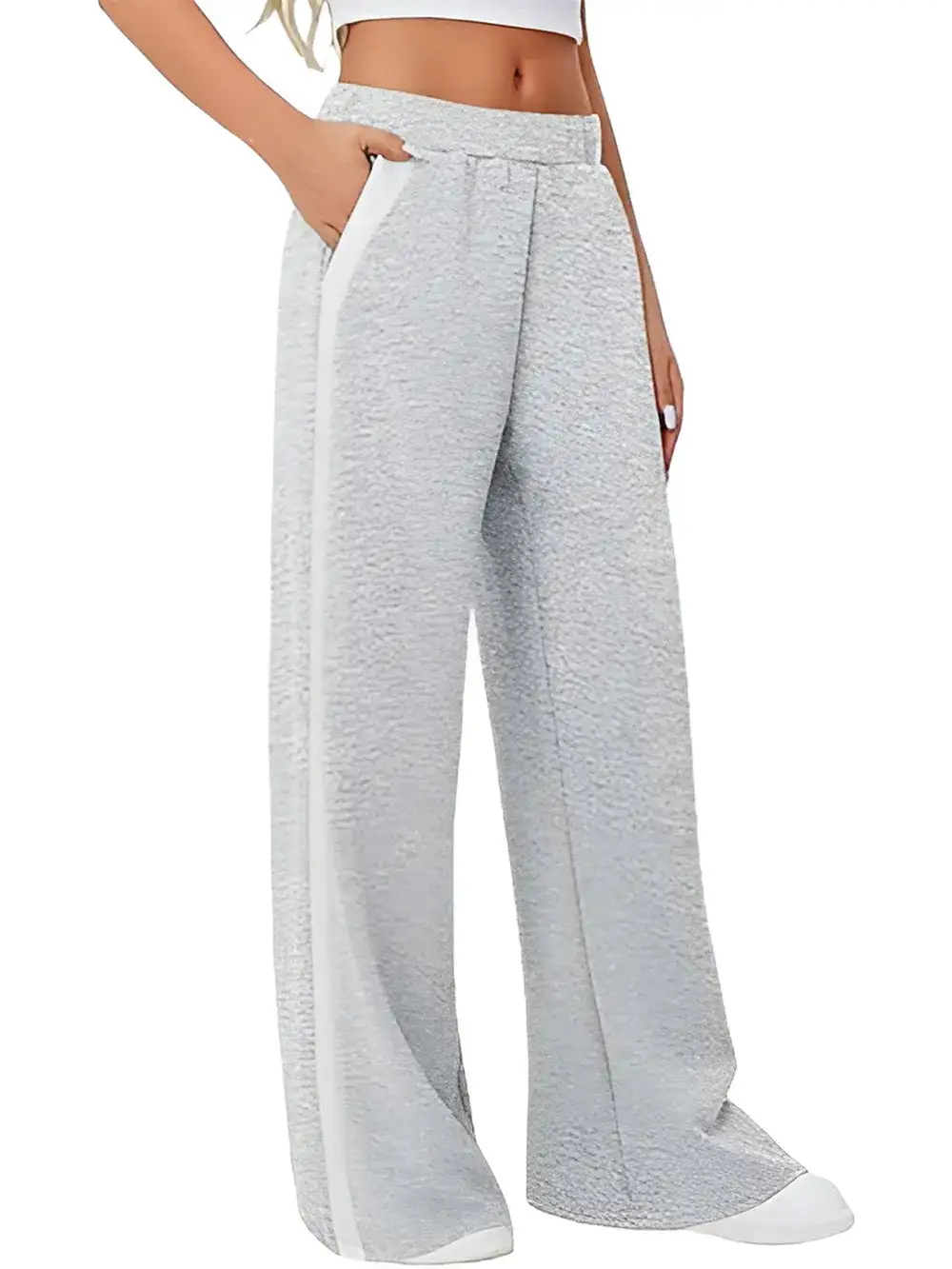 Wide Leg Striped Pants