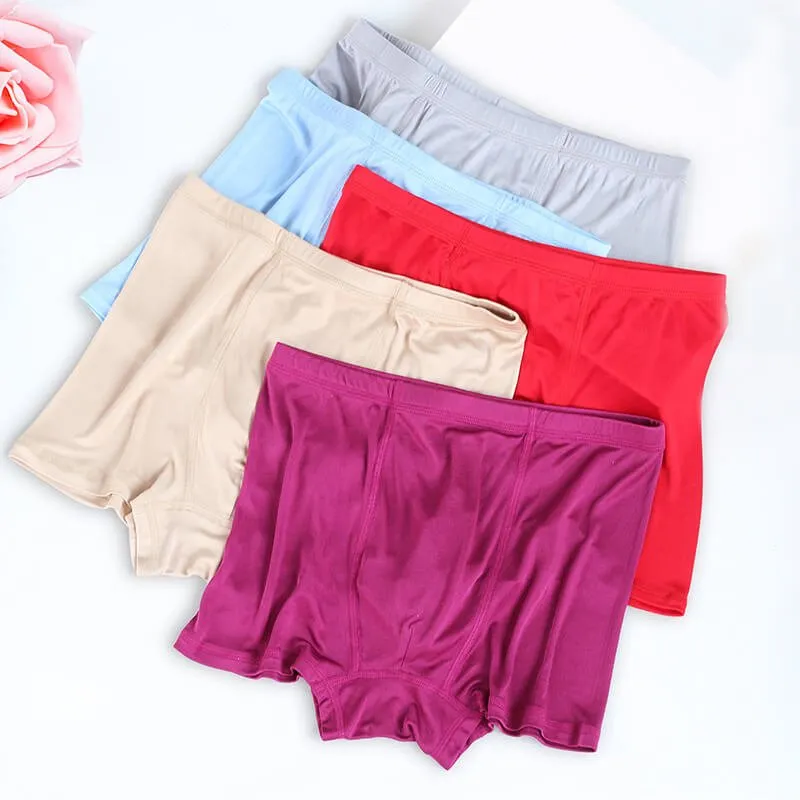 Stretch Silk Knit Boxer Briefs