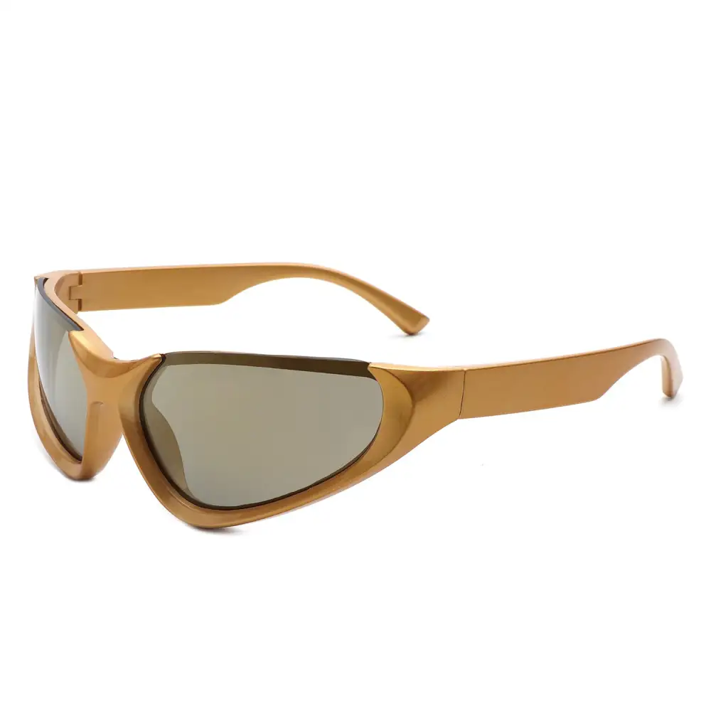 Rectangle Round Frame Sunglasses