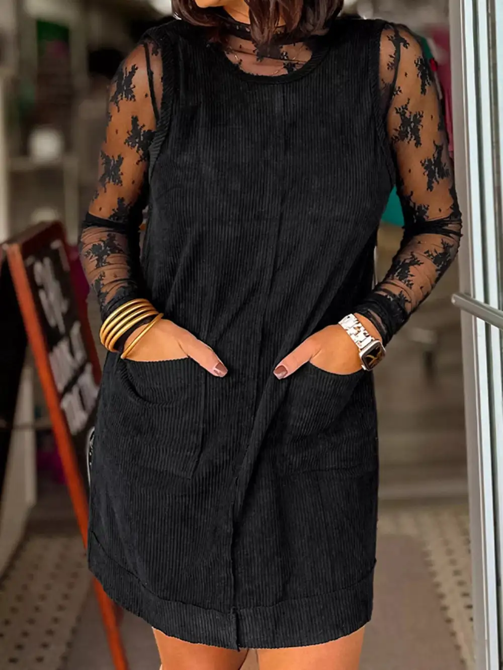 Easy Fit Sleeveless Mini Dress