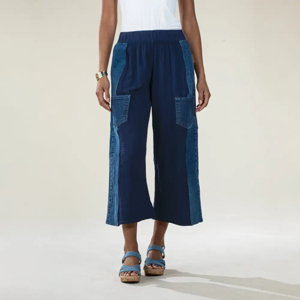 Deep Into Denim Cropped Pants
