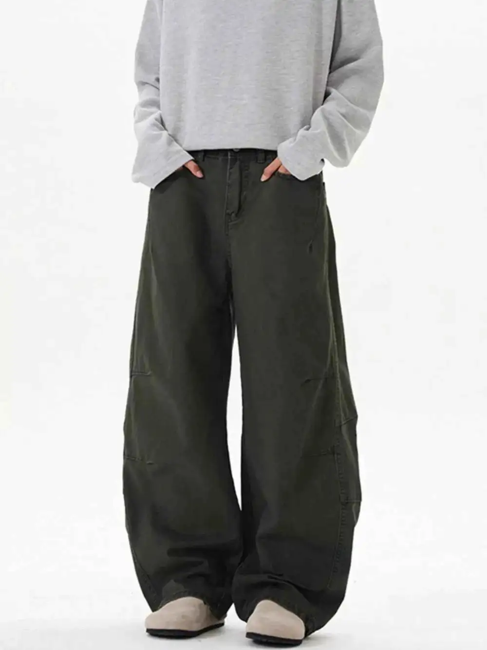 Wide Leg Pocketed Pants