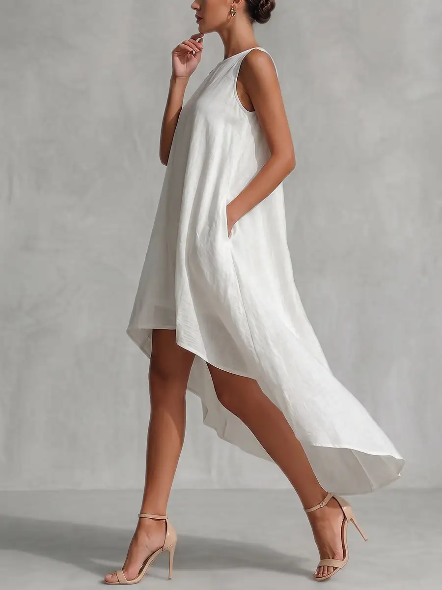 High Neck Maxi Dress