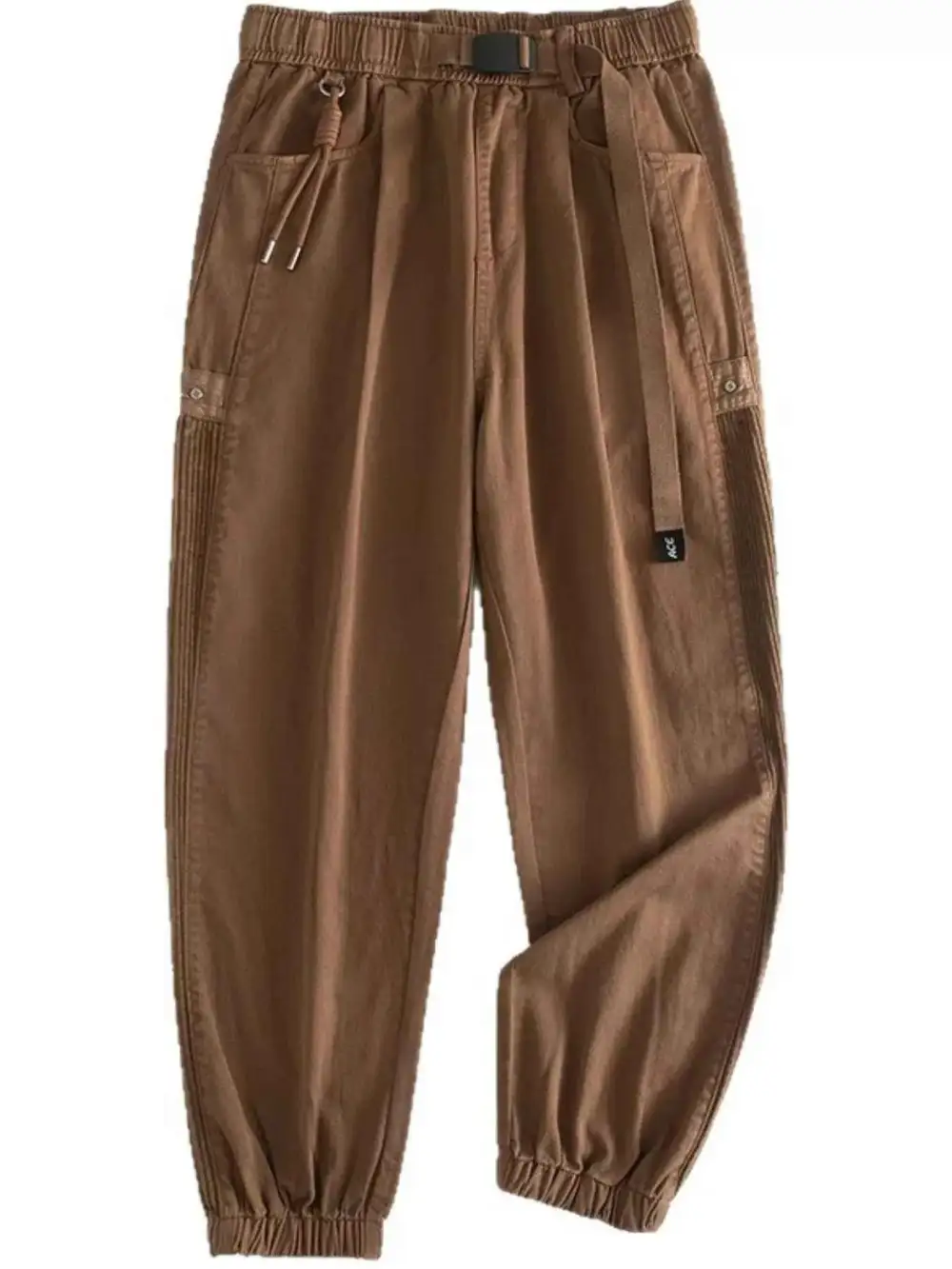 Drawstring Cargo Joggers with Pockets Pants