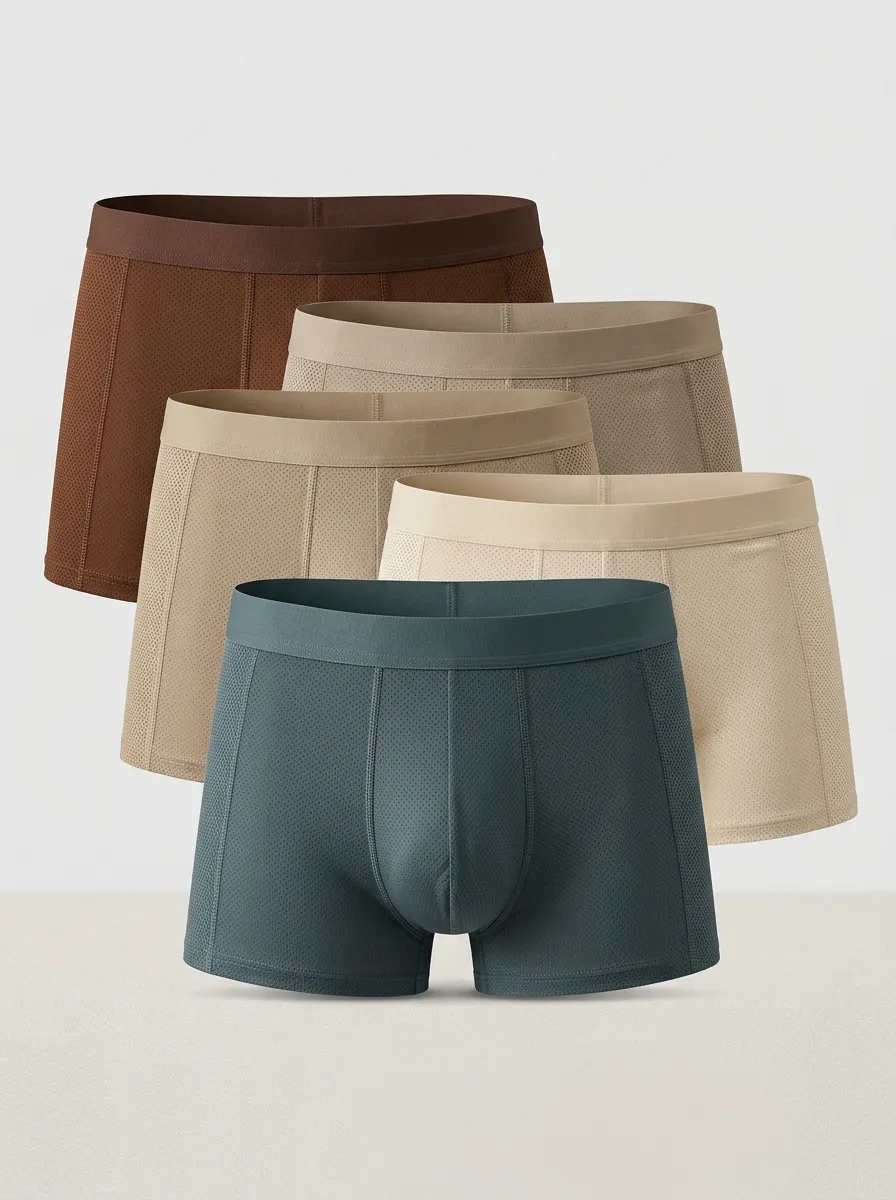 Versatile Look Men' Four Pack Boxer Briefs