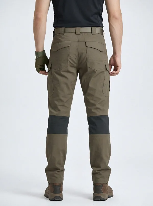 Men's Hook-and-Loop Pocket Utility Cargo Pants