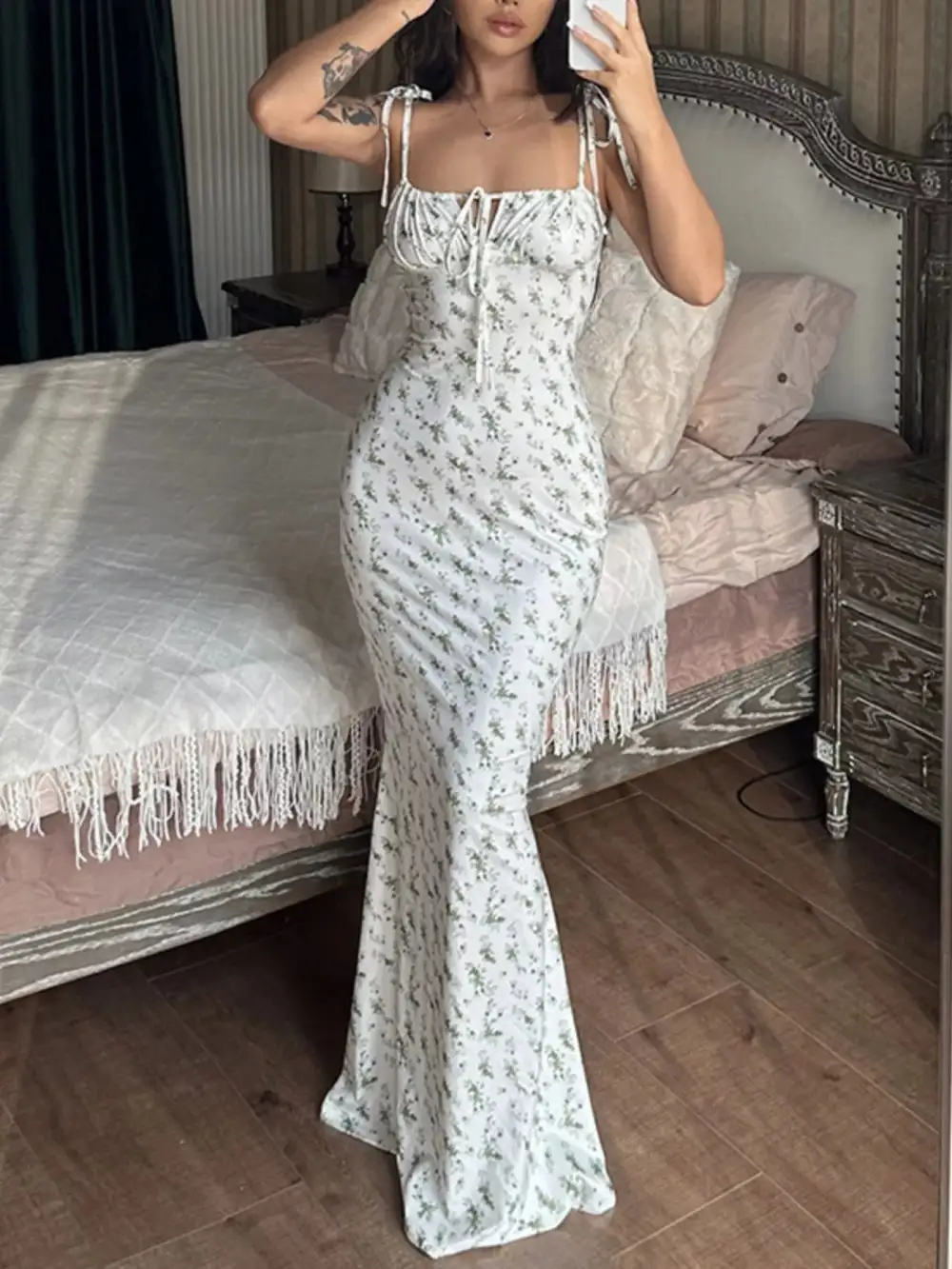 Soft Touch Layered Lightweight Feel Maxi Dress