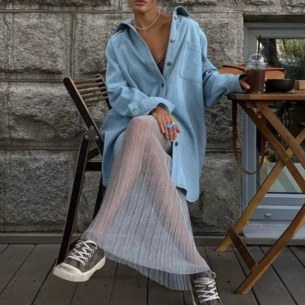 Whispers See Through Maxi Skirt