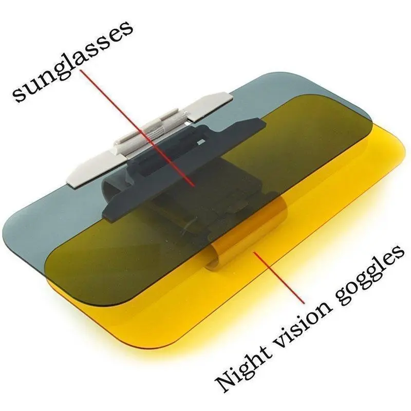 Day and Night Anti-Glare Car Windshield Visor