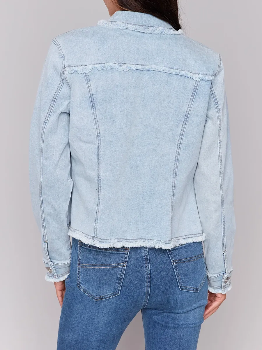 Women's Cotton Jacket With Multiple Pockets