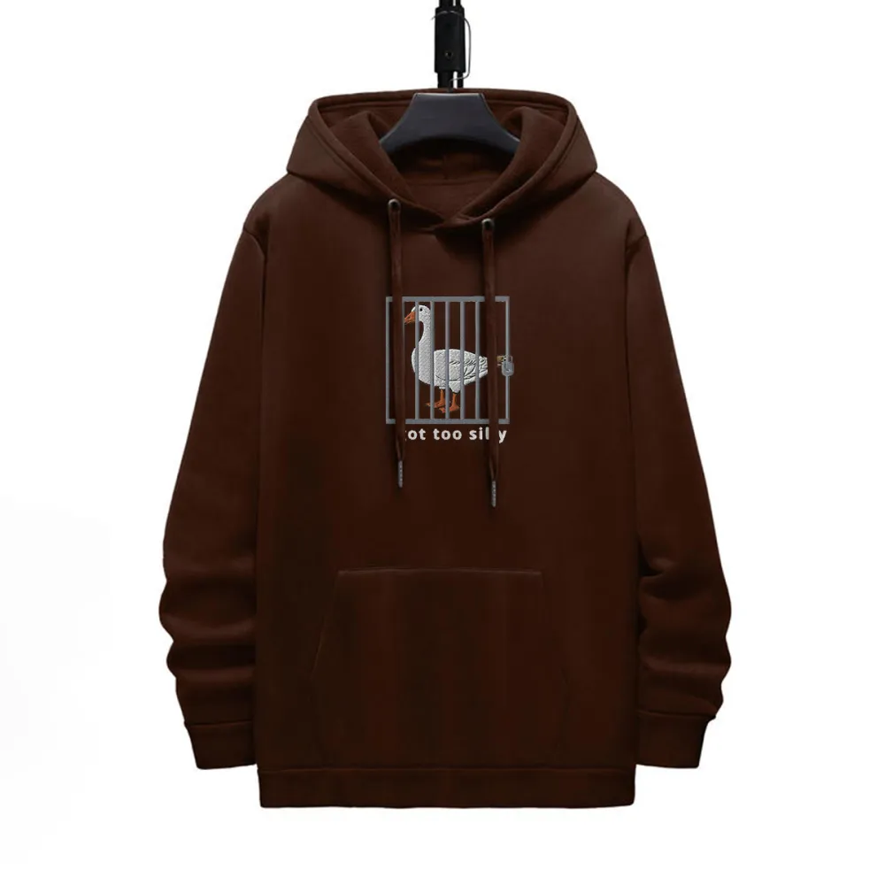 Got Too Silly Pattern Printed Hoodie
