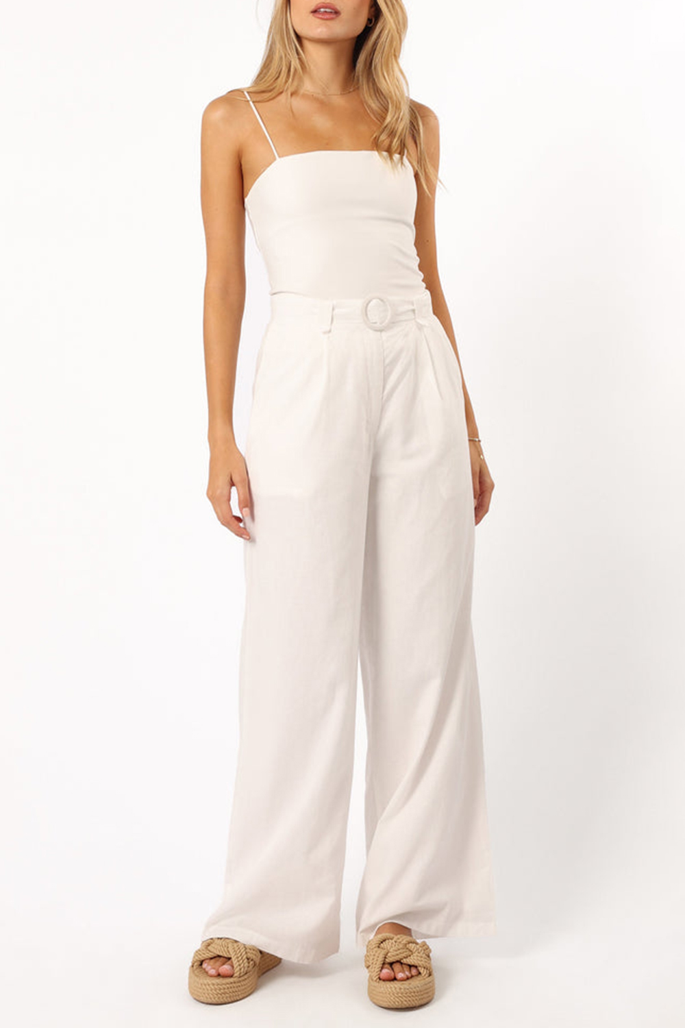 WHITE CASUAL STYLE PANT