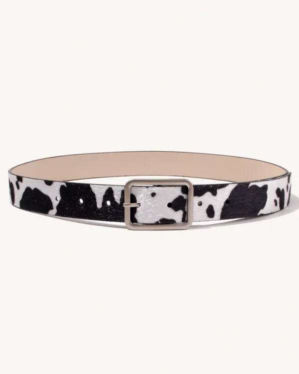 Cow Print Women's Belt