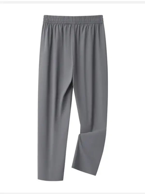 Men's Plus Size Casual Drawstring Wide Leg Pants