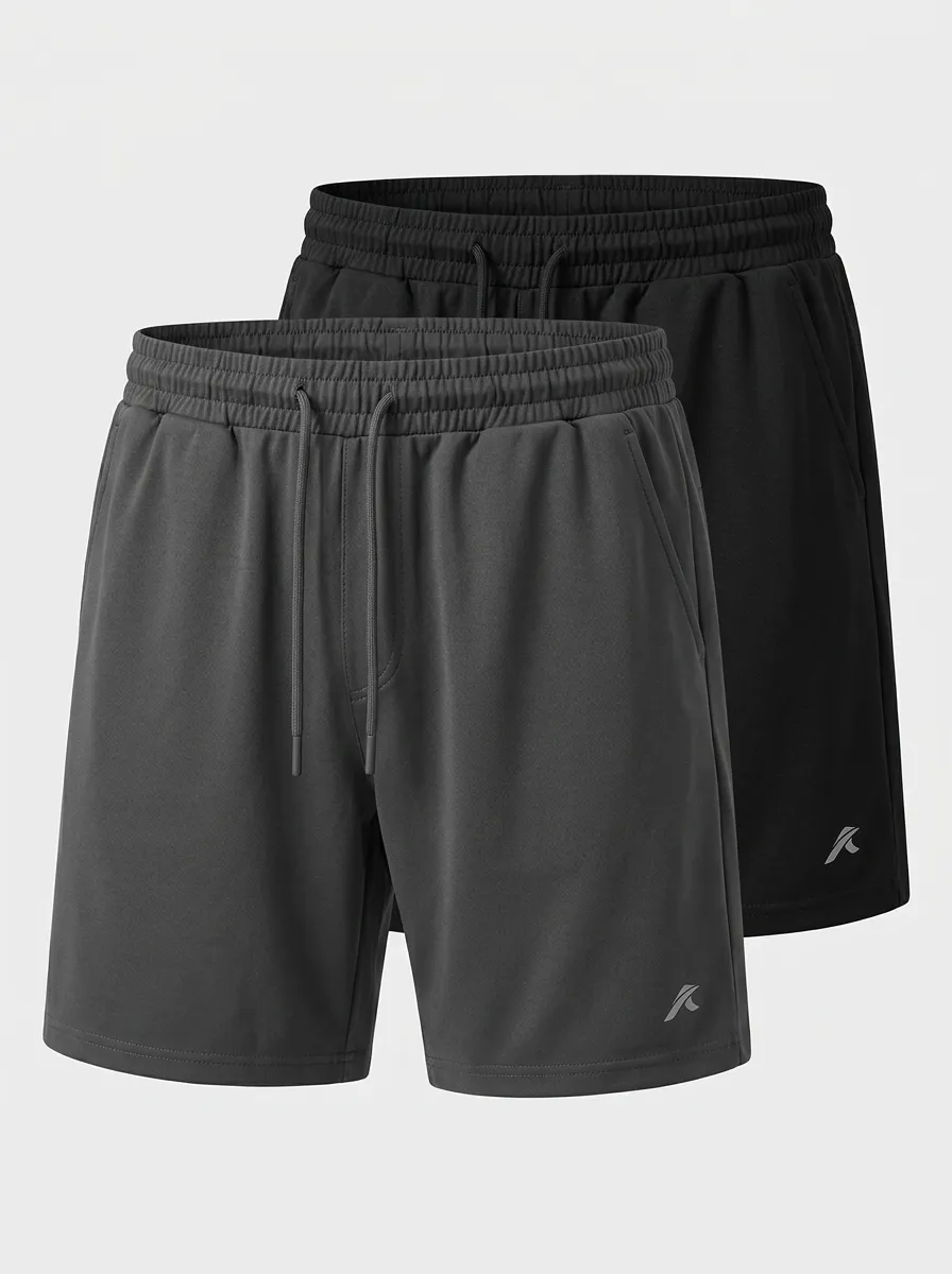 Training Gym Two-Pack Athletic Shorts