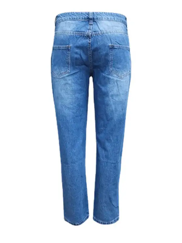 Tailored Ripped Denim Jeans