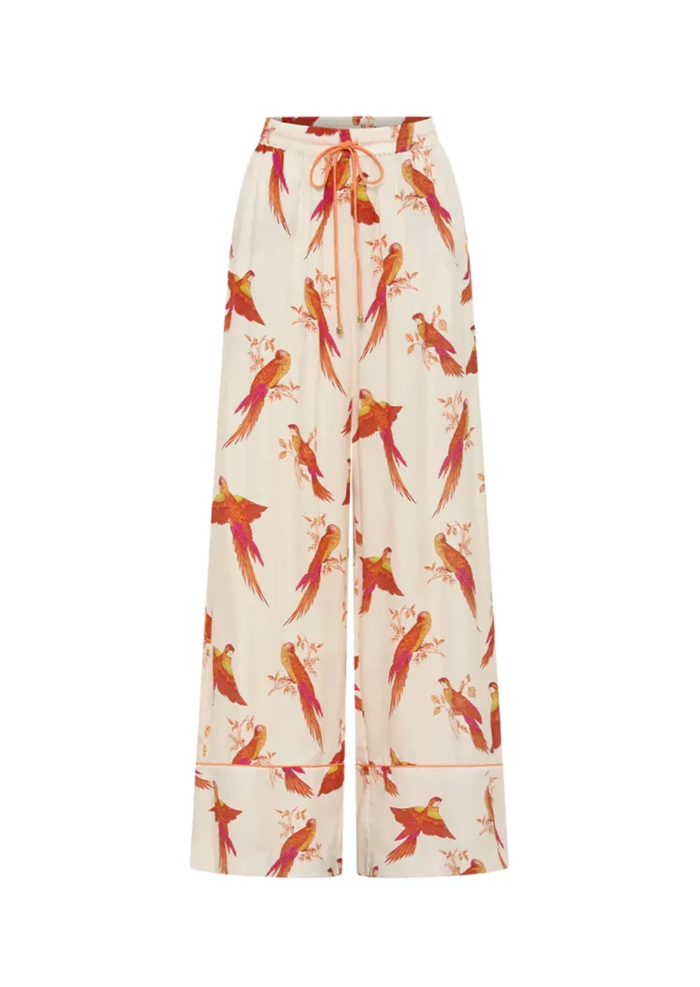 Floral Strapless Wide Leg Pants