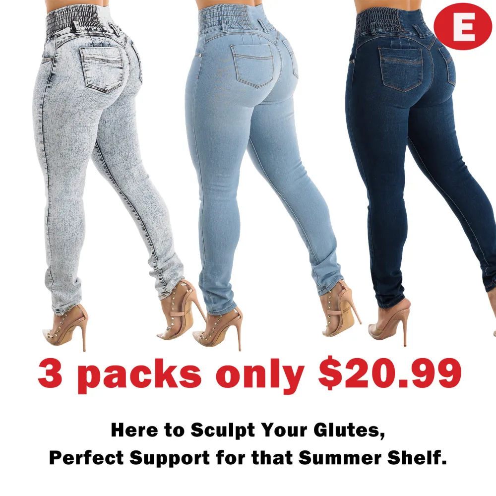 Butt Lift High Waist Stretchy Skinny Jeans