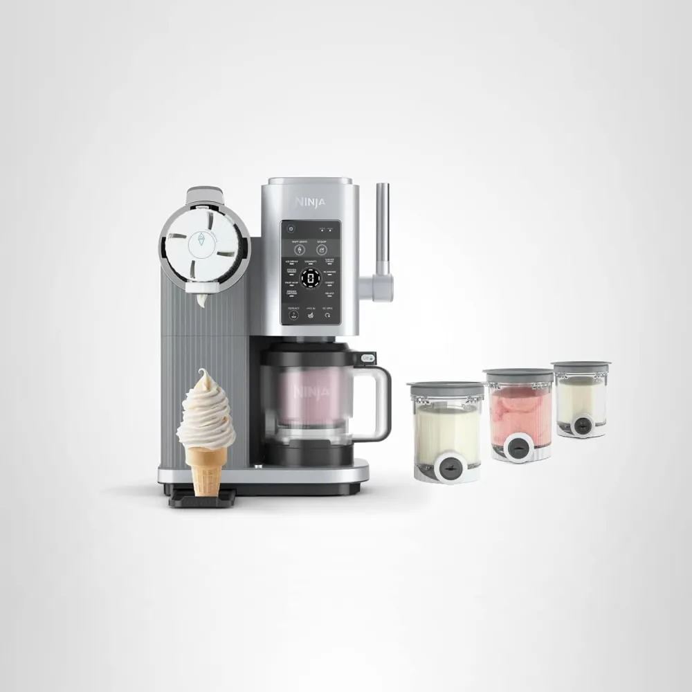 Ninja CREAMi Scoop & Swirl Ice Cream and Soft Serve Maker