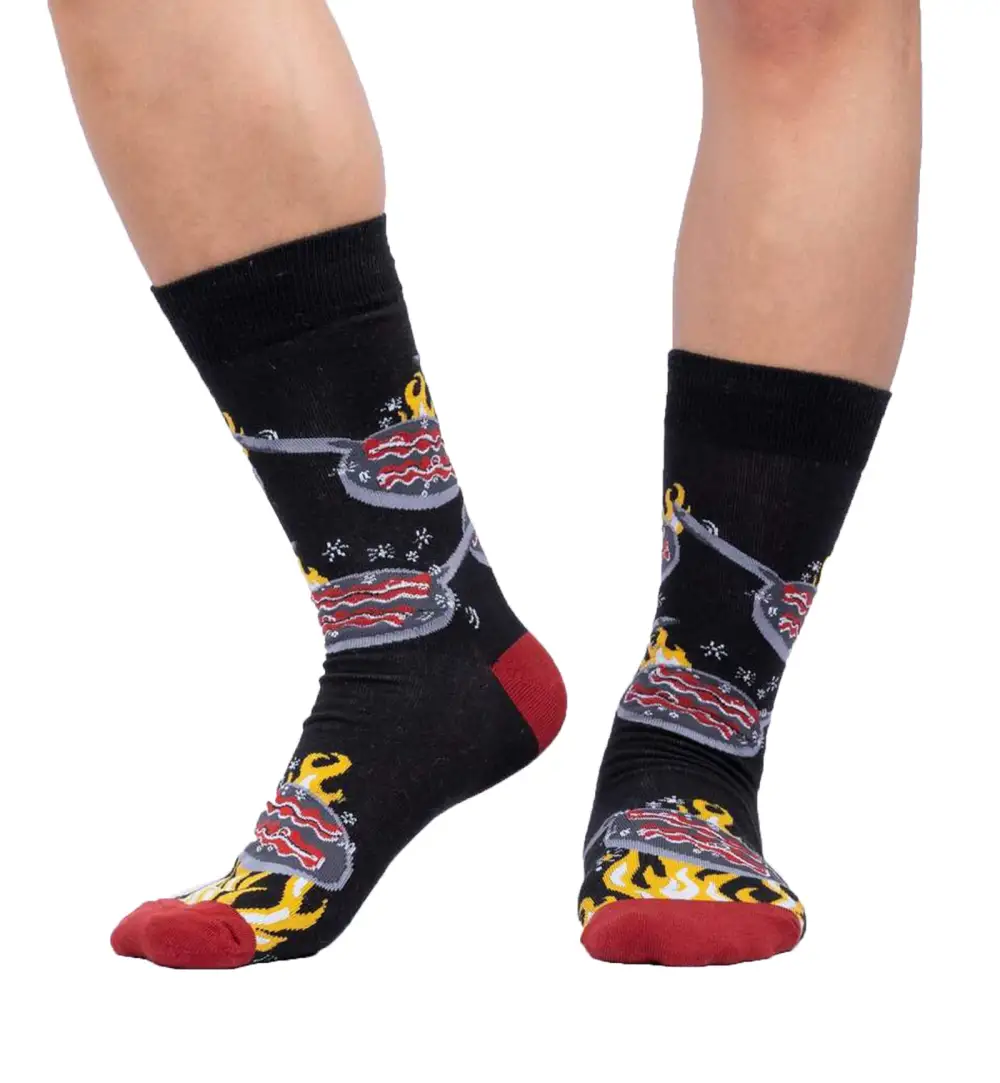 Modern Bright Playful Graphic Crew Socks