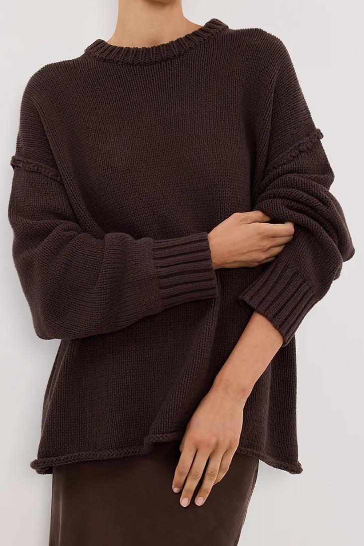 LONGLINE KNIT JUMPER