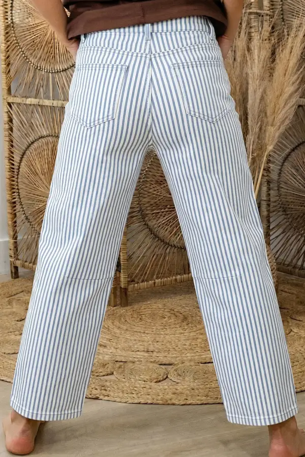 Barrel Stripe Jeans