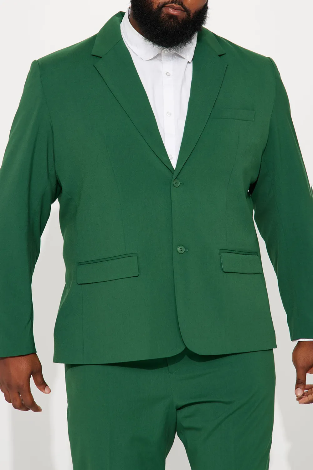 Stretch Suit Jacket - Burgundy